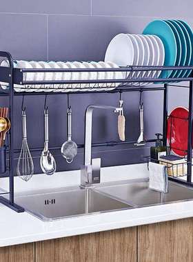 伸缩水槽架不锈钢洗池可水放碗架厨房水置沥物架AQ-1200碗池碗筷