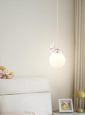 全光谱头室吊灯男女孩儿童灯房卧壁灯过道阳床HM112台吊线主卧小