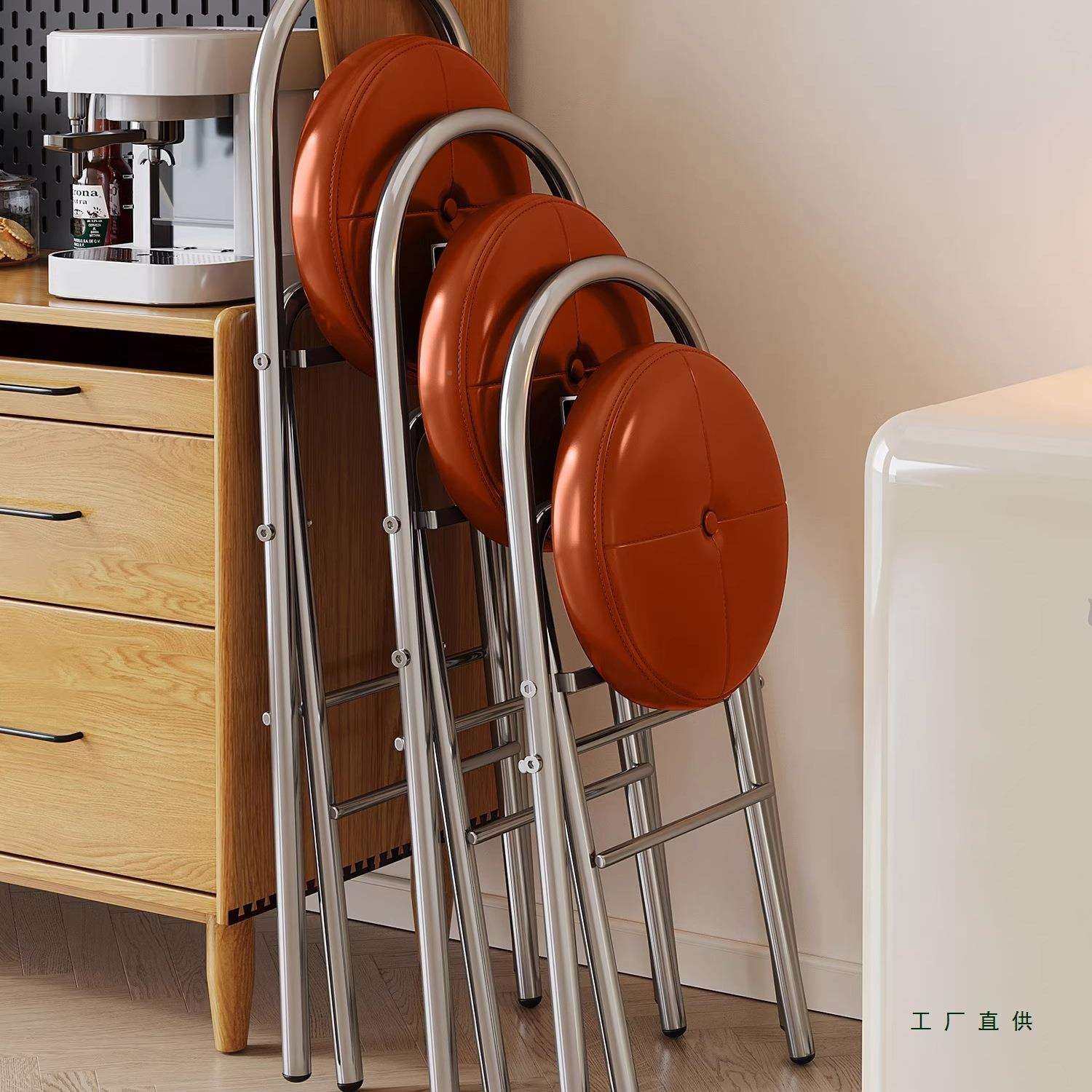 复叠古可折吧台椅占古风可中985收纳高脚凳子轻奢感不地方靠背椅,住宅家具,餐椅,淘宝优惠券,粉丝福利购,淘宝优惠卷