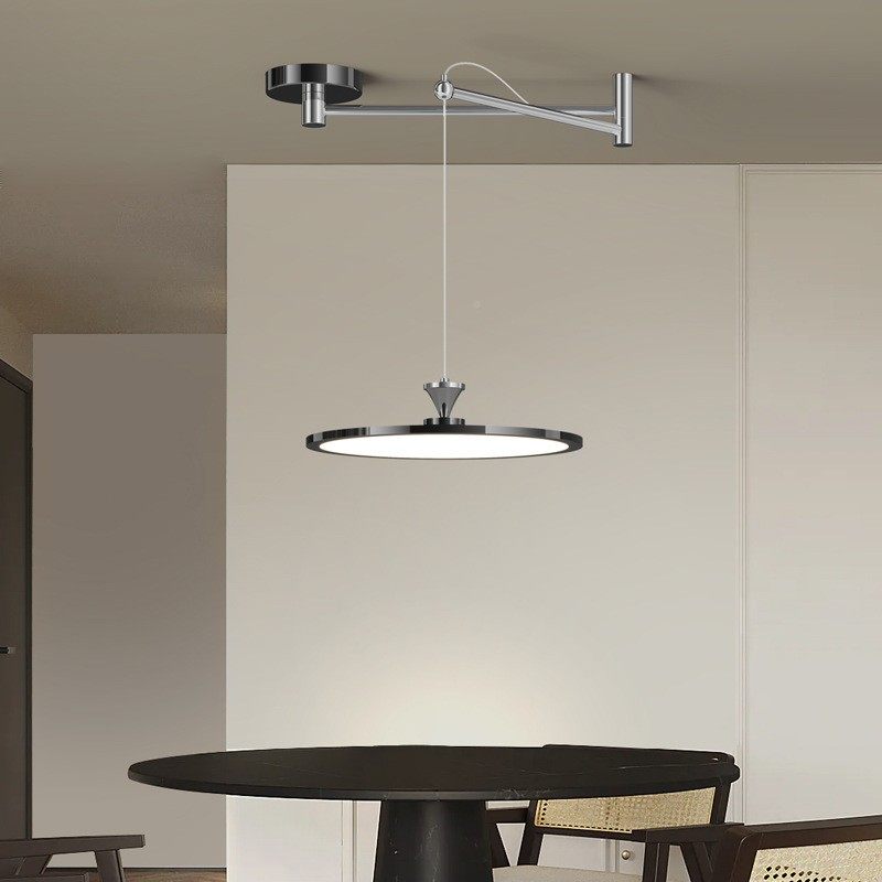 206新2创意飞碟餐厅吊灯摇可位572移餐桌臂主灯法式中古风吧台款,家装灯饰光源,智能吊灯,淘宝优惠券,粉丝福利购,淘宝优惠卷