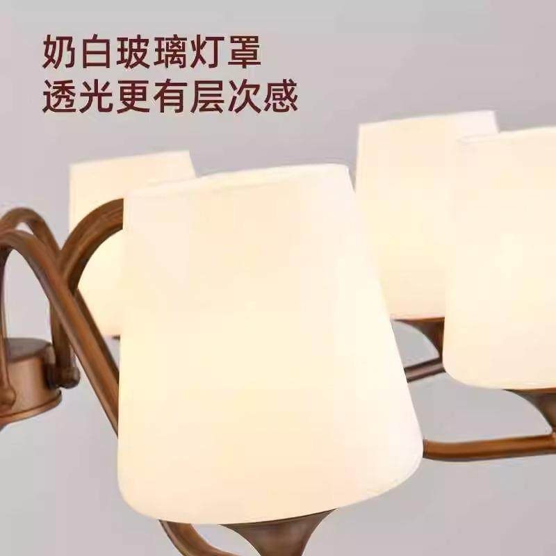 【严选】225复简古吊灯美式乡馨村客厅灯约大气玻璃温漫新款灯浪,农机/农具/农膜,其它农用工具,淘宝优惠券,粉丝福利购,淘宝优惠卷