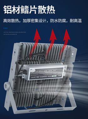 亚明LD隧道高灯模299299组投光灯200W30球0W户外防水足球篮广E场