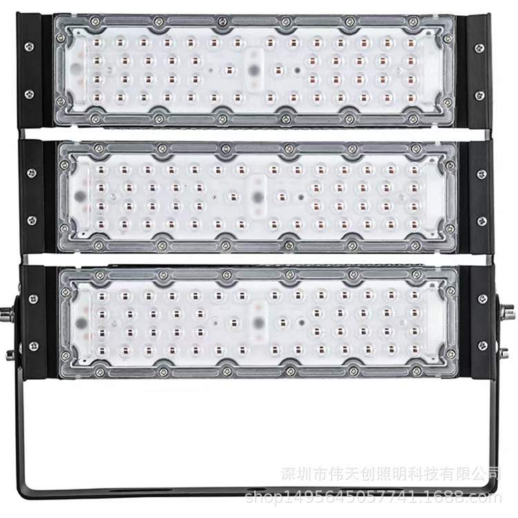 50-2000W方形LED球场灯 码头机场高杆灯 IP66防水投光灯外壳套件