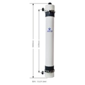 裕麟空处替换系列YLUF2860纤PVDF9寸中维超滤膜82090水理过滤膜组