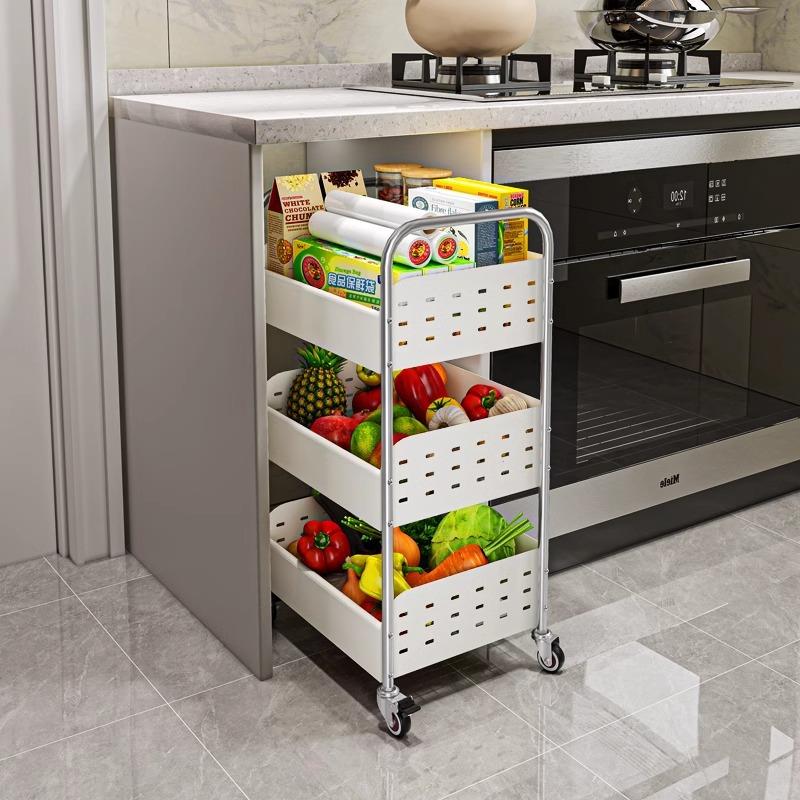 厨房菜篮子置物多M526落地多层家用功能可放移动蔬菜水果收架纳小