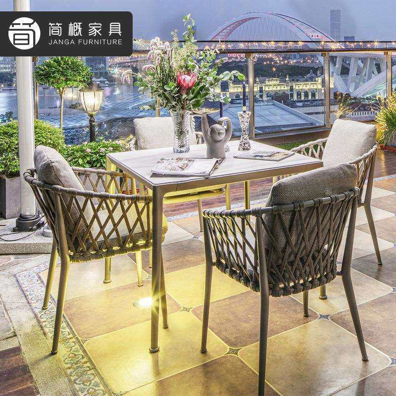 户外摆桌椅天庭院花园休闲餐酒桌23-12-4椅店餐厅外防露水防晒藤,商业/办公家具,商用藤编家具,淘宝优惠券,粉丝福利购,淘宝优惠卷