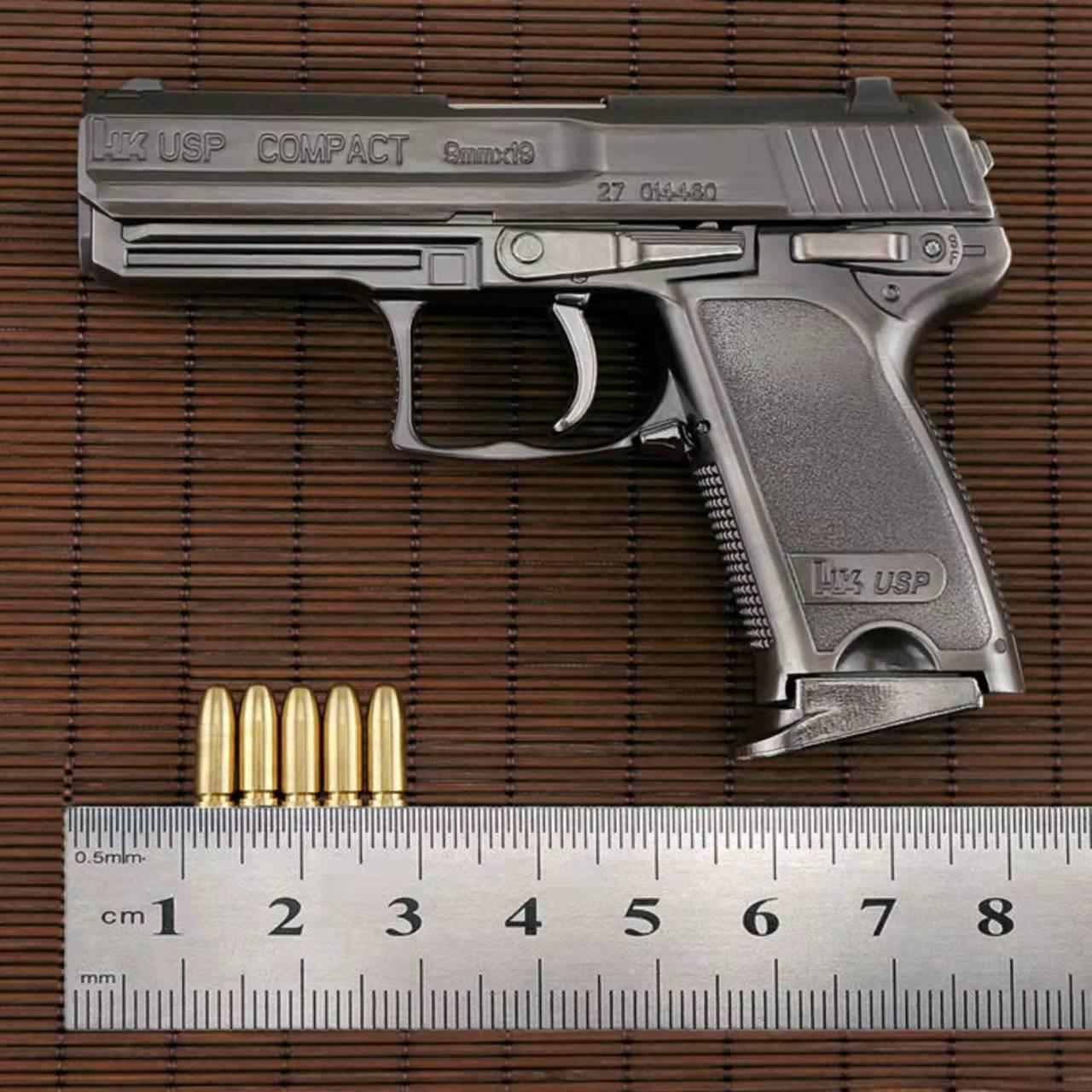 1:3抛壳USP合金模型收藏模型玩具模型不可发射 不可改装