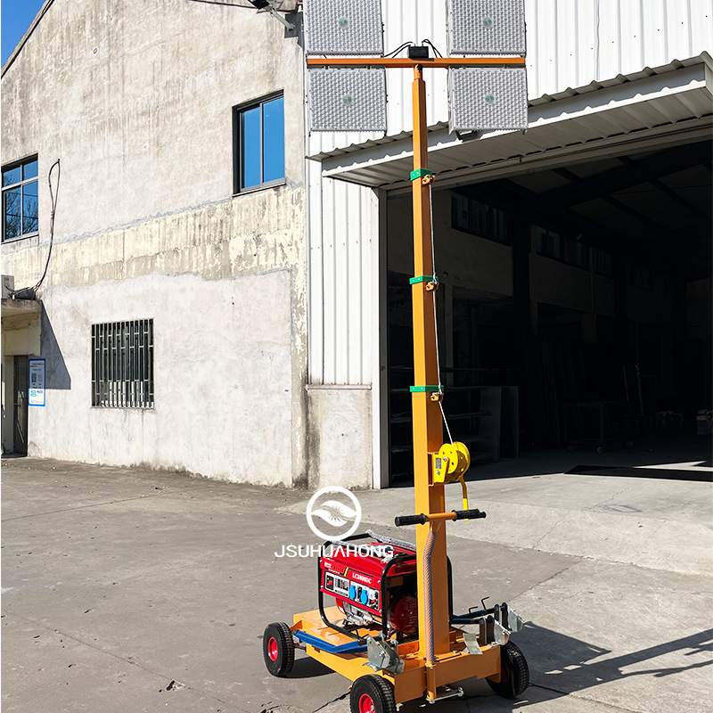 手摇移动升降抢险救灾夜间施工应急照明车灯塔Flood prevention