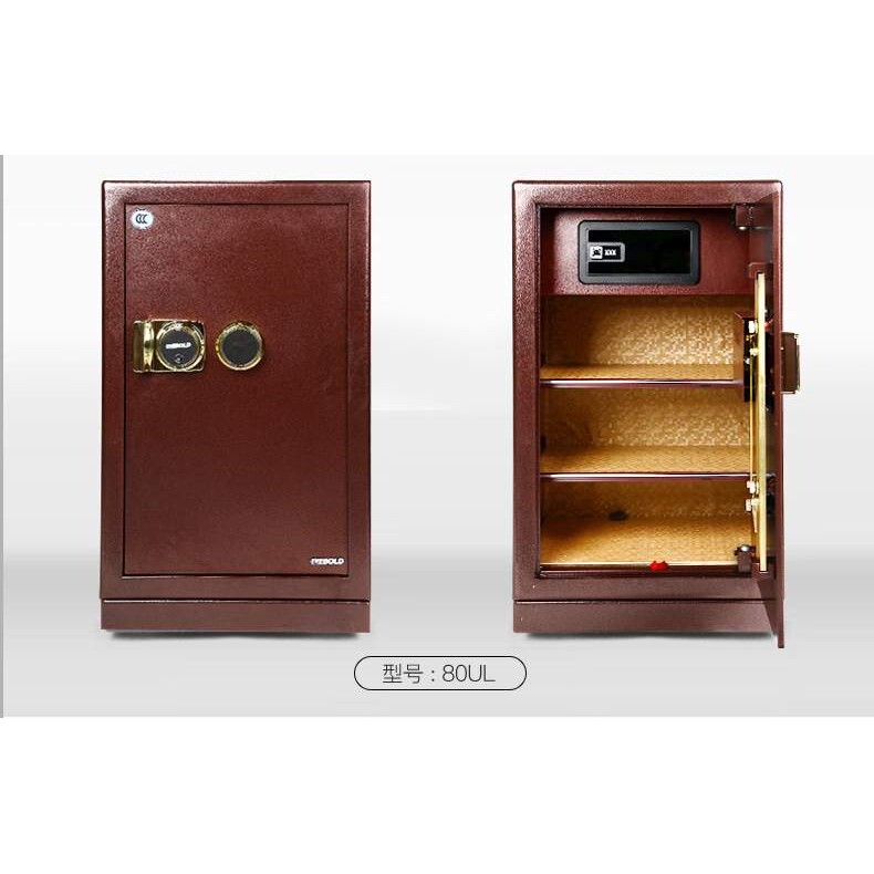 迪堡DIEBOLD保险柜保险箱机械密码锁家用办公大小型150UL枣红色
