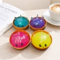 4 pieces -8.5cm Steamed Unicorn Pectin Expression Big Bun (4 colors)