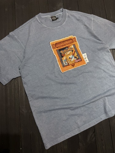 FAX NO. remake 宝可梦 皮卡丘Gameboy卡带 短袖 手工制作 不退换