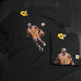 FAX NO.remake 科比 卡哈短袖 手工定制 不退换（预售 年后发）