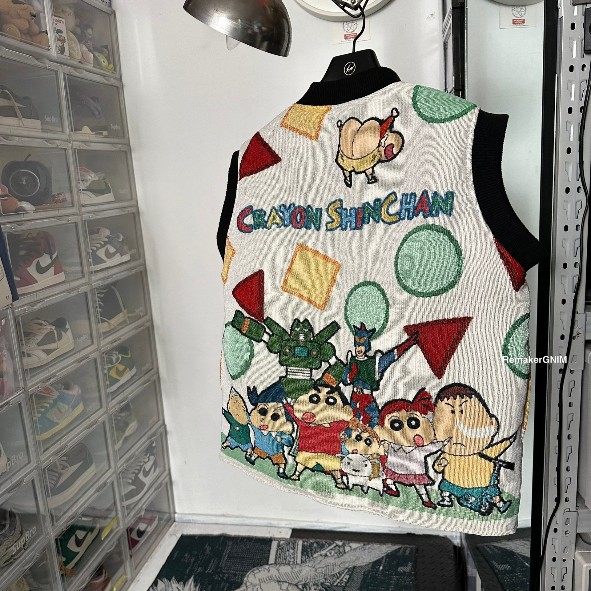 FAX NO.remake 蜡笔小新 马甲 手工制作 不退换