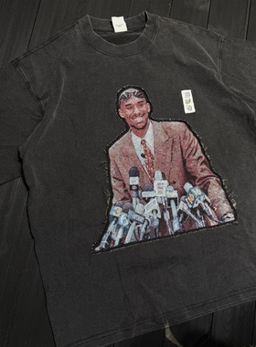 Remake Kobe 新秀演讲 洗水短袖