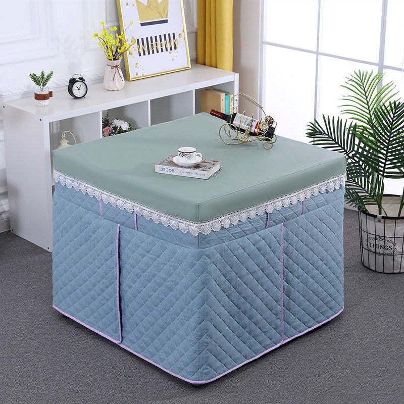 正方形烤火罩桌布二合一家用麻将罩烤火罩揭盖取暖桌罩布套裙摆式,居家布艺,烤火罩,淘宝优惠券,粉丝福利购,淘宝优惠卷