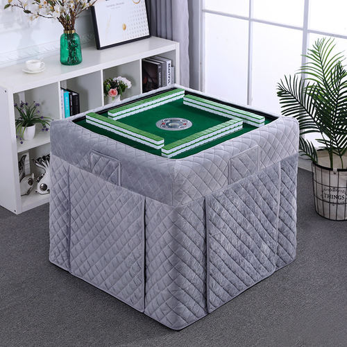 四方桌麻将桌烤火罩被正方形8片麻将机烤火围罩加厚加绒桌子罩套