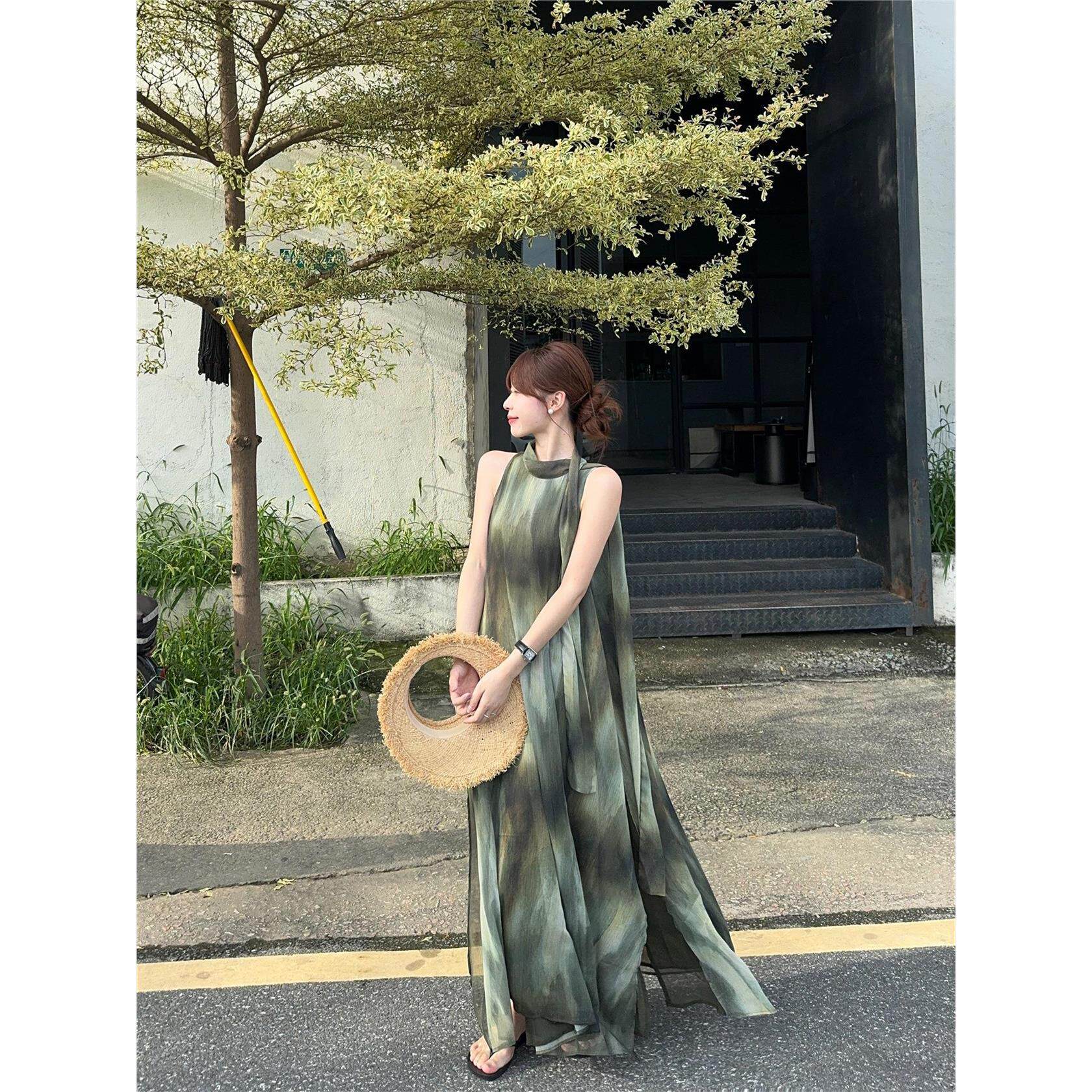 2025夏新韩版宽松度假风