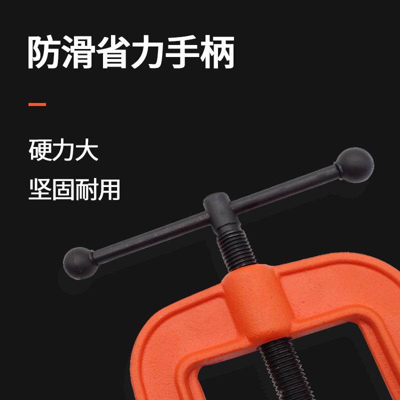 【折扣价】重型台虎钳三角架压力龙门钳固定镀锌水管台钳管子夹具