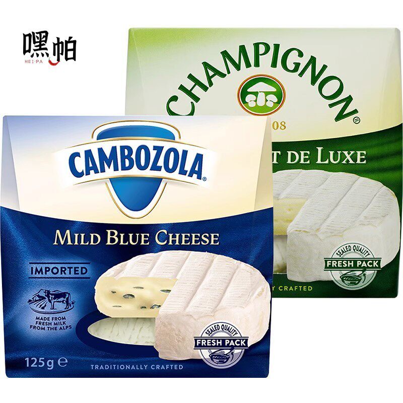 德国进口Catherine Rui Can Bu Lola蓝纹香软金色奶酪125克即食奶