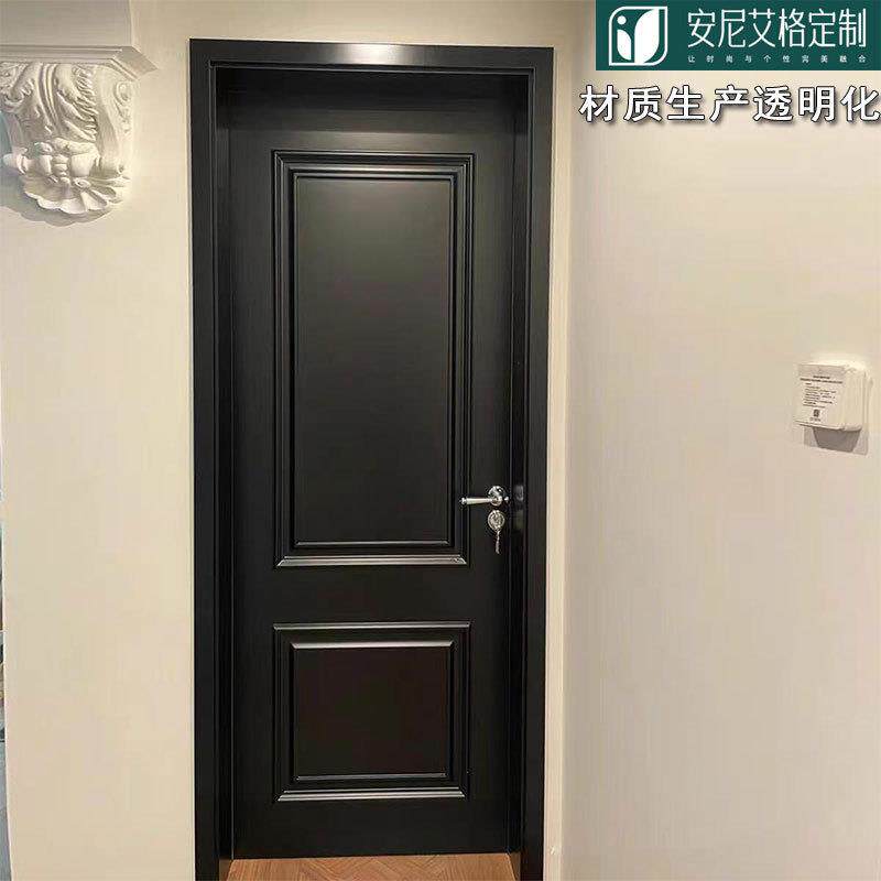 法式门环保卧室门包安装室内门实木烤漆门木门单开门隔音门静音