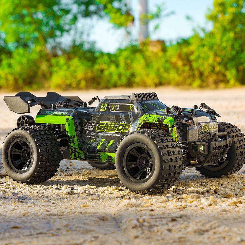 RC电动模型1/18四驱全比例高速2.4G竞速越野遥控车长续航可控灯光