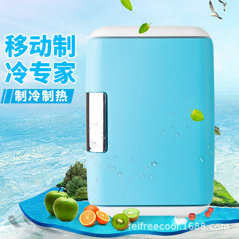 福瑞客4升车载冰箱迷你小冰箱4L车家两用小型冰箱宿舍家用冷藏箱