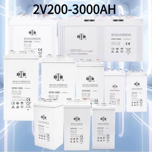 双登GFM系列2V200AH-3000AH免维护蓄电池直流屏通信基站船舶光伏