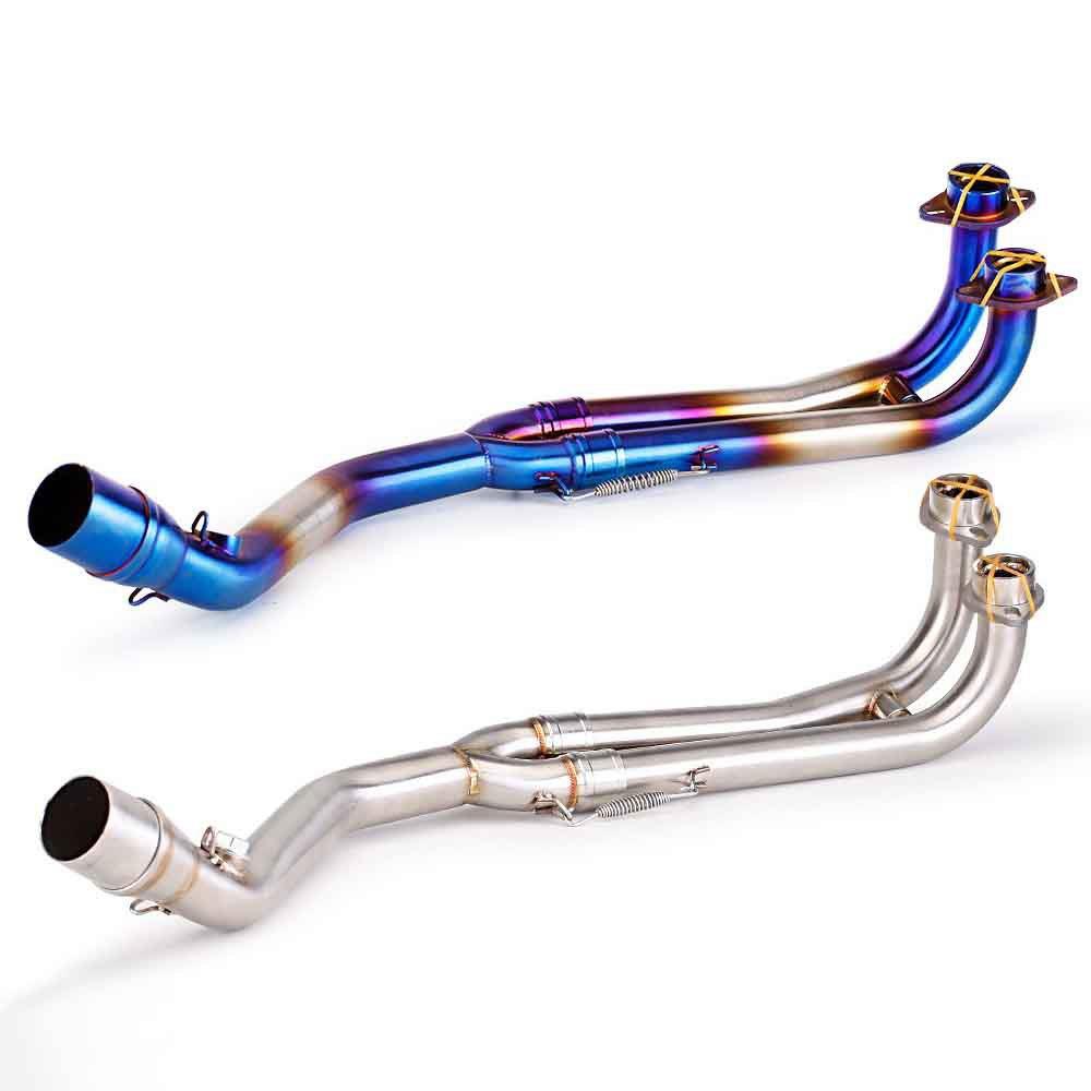 Tmax前段踏板车改装前段排气管不锈钢适用于Tmax300/Tmax530/560