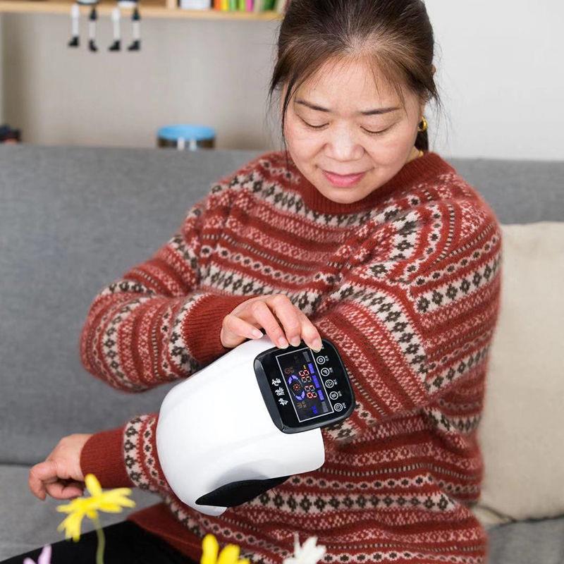 电动热护膝老年人膝盖保暖震动按摩老寒腿热敷护膝盖按摩器护膝宝