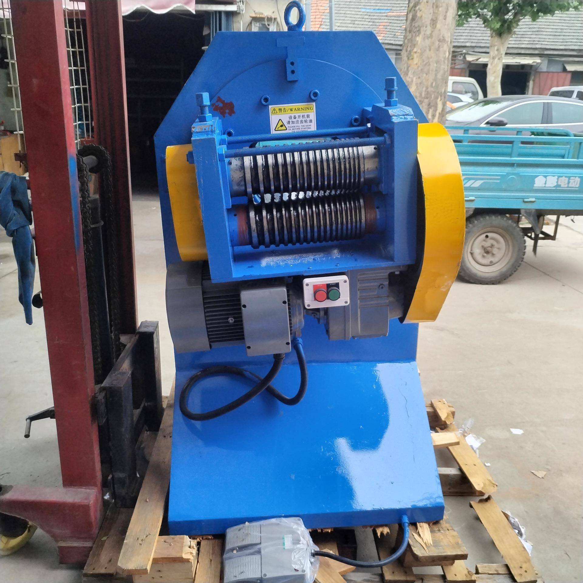 旋转式穿模具扎尖机金属线材压头机钢丝铁丝穿模机回转式