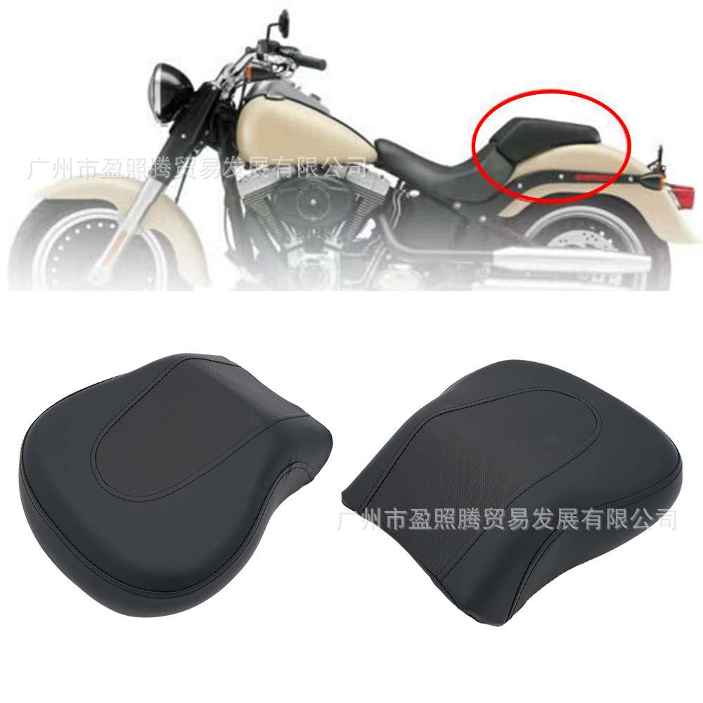 摩托改装适用哈雷戴维森 肥仔 08-17后座垫 后皮座 后座包 后坐垫