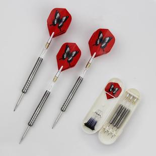 钨钢系列飞镖钨钢镖头透明渐变杆子蝴蝶3支装