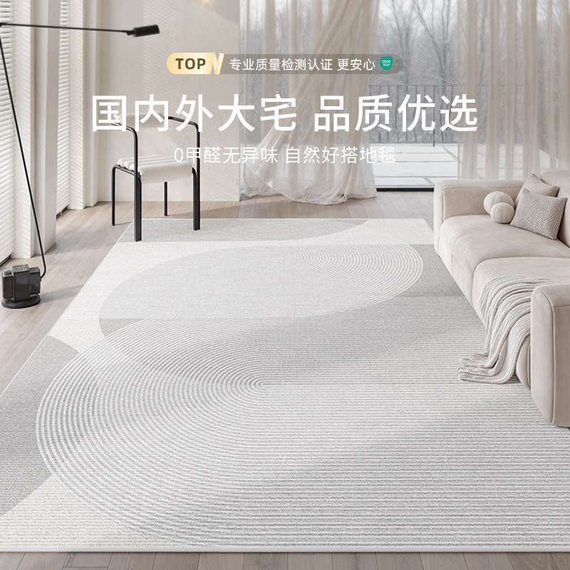 地毯客厅现代简约高级可擦2024新款防水加厚茶几毯沙发耐脏易打理