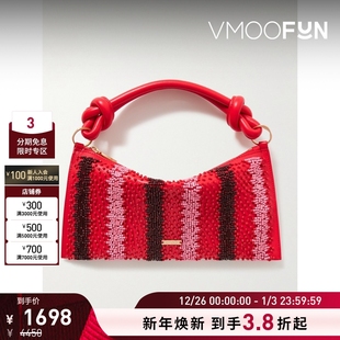 GAIA女士珠饰皮革微迷你单肩包 CULT 新年礼物