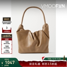 【圣诞礼物】STAUD女绿色羊皮革单肩包腋下包云朵包