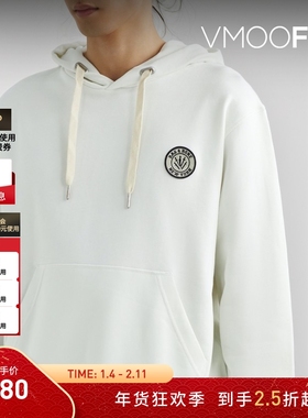 【折扣】Rag＆Bone男女同款品牌标志棉质连帽卫衣