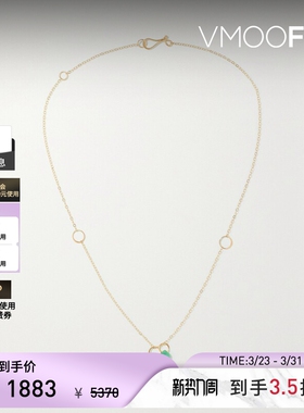 【礼物】Melissa Joy Manning 女14K金橄榄石绿玉髓项链