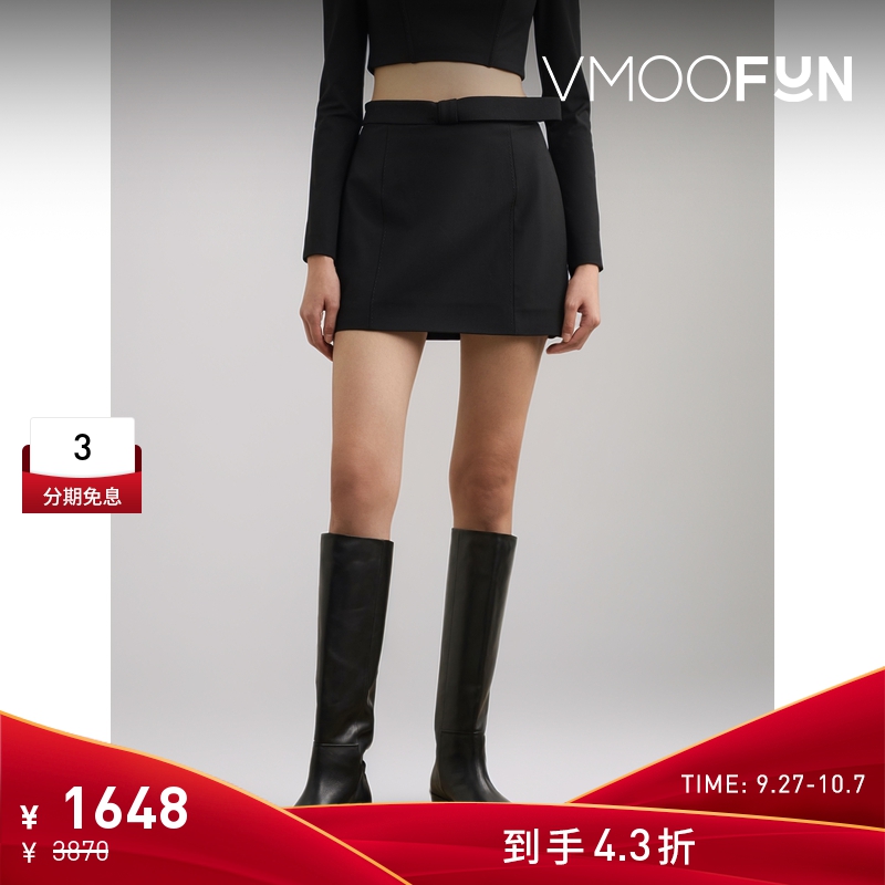 【折扣】Cult Gaia 秋冬女平纹布迷你半身裙