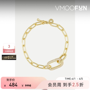 礼物 女镀金方晶锆石手链 JAY LANE KENNETH
