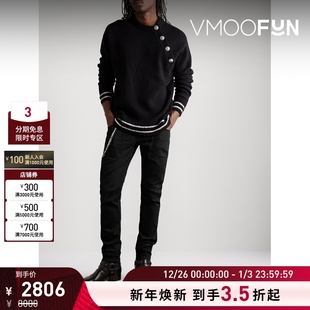 机车风修身 早春男工装 BALMAIN 牛仔裤 折扣