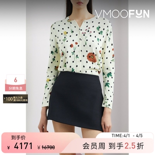 RENTA 女秋冬印花衬衫 秒杀 OSCAR