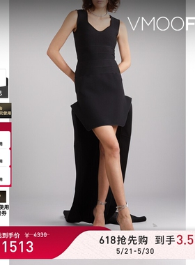 【618狂欢】Herve Leger 早春女绷带黑色上衣