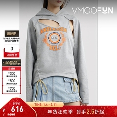 【折扣】Andersson Bell 秋冬女印花棉质连帽卫衣