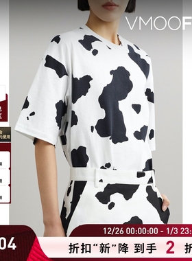 【折扣】Pushbutton 春夏男女同款印花棉质平纹布T恤