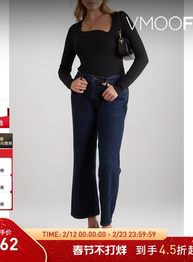 【折扣】GOLDSIGN 早春女解构弹力针织连体衣