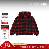 DSQUARED2 折扣 秋冬女童格纹连帽夹克