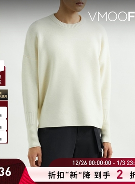 【折扣】CFCL 男女同款秋冬宽松针织羊毛毛衣