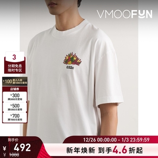 宽松品牌棉质平纹布T恤 032c男士 折扣