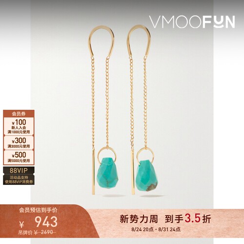 【礼物】Melissa Joy Manning 女14K金耳环