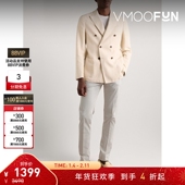 长裤 休闲裤 夏季 男棉质混纺修身 折扣 Incotex